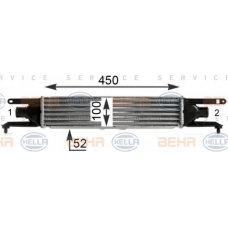 8ML 376 900-401 HELLA Интеркулер