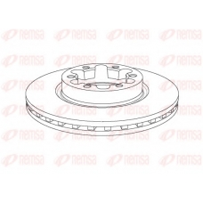 NCA1145.20 KAWE Тормозной диск