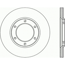 BDR1362.20 OPEN PARTS Тормозной диск