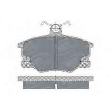 SP 191 PR SCT Комплект тормозных колодок, дисковый тормоз