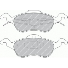 FDB1318B FERODO Комплект тормозных колодок, дисковый тормоз