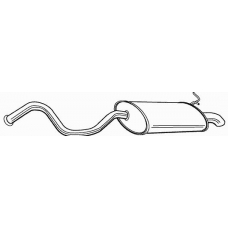 611858 FONOS Глушитель выхлопных газов конечный