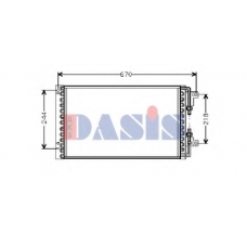 082026N AKS DASIS Конденсатор, кондиционер