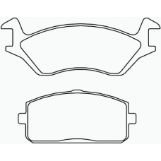 MDB1145 MINTEX Комплект тормозных колодок, дисковый тормоз