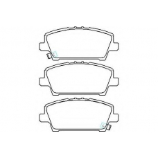 MDB2791 MINTEX Комплект тормозных колодок, дисковый тормоз