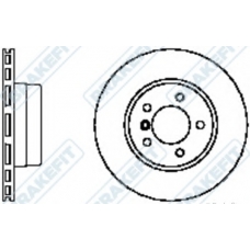 DK6260 APEC Тормозной диск