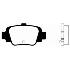 J PP-197AF JAPANPARTS Комплект тормозных колодок, дисковый тормоз