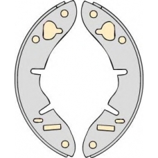 K531402 MGA Комплект тормозов, барабанный тормозной механизм
