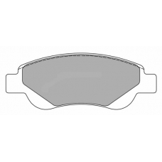 FBP-1418 FREMAX Комплект тормозных колодок, дисковый тормоз