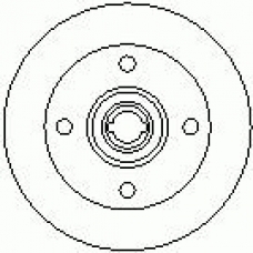 37125 KAWE Тормозной диск