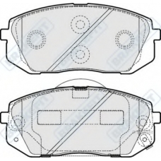 PD3234 APEC Комплект тормозных колодок, дисковый тормоз