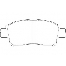 WBP23348A WAGNER LOCKHEED Комплект тормозных колодок, дисковый тормоз