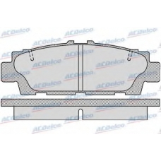 AC058943D AC Delco Комплект тормозных колодок, дисковый тормоз