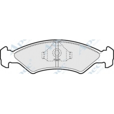 PAD423 APEC Комплект тормозных колодок, дисковый тормоз