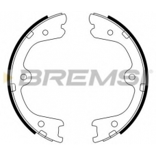 GF0873 BREMSI Комплект тормозных колодок, стояночная тормозная с