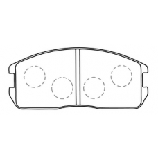 PN-3089 JNBK Колодки тормозные