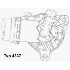 4337.105D WAHLER Термостат, охлаждающая жидкость