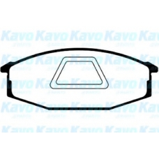 BP-6534 KAVO PARTS Комплект тормозных колодок, дисковый тормоз
