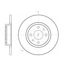 D6191.00 WOKING Тормозной диск