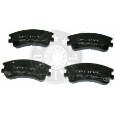 12163 OPTIMAL Комплект тормозных колодок, дисковый тормоз