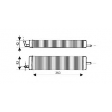 QHR2076 QUINTON HAZELL Теплообменник, отопление салона