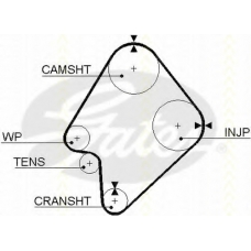 8645 5300xs TRISCAN Ремень ГРМ