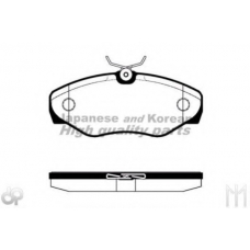 N009-58A ASHUKI Комплект тормозных колодок, дисковый тормоз