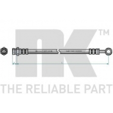 853491 NK Тормозной шланг