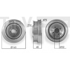 RPK896603 RPK Ременный шкив, коленчатый вал