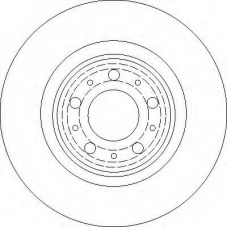 DF4233 TRW Тормозной диск