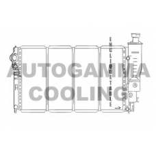 104698 AUTOGAMMA Радиатор, охлаждение двигателя