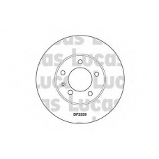 DF2559 TRW Тормозной диск