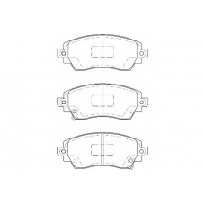 DBP371391 DURON Комплект тормозных колодок, дисковый тормоз