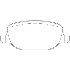 MDB2624 MINTEX Комплект тормозных колодок, дисковый тормоз