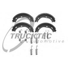 02.35.005 TRUCKTEC AUTOMOTIVE Комплект тормозных колодок, стояночная тормозная с