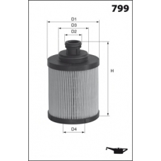 ELH4424 MECAFILTER Масляный фильтр