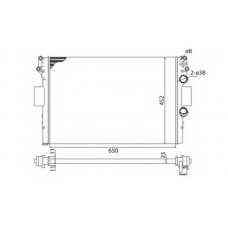 350213183003 MAGNETI MARELLI Радиатор, охлаждение двигателя