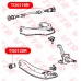 TO0119R VTR Сайлентблок верхнего рычага передней подвески, задний