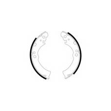 8DB 355 000-771 HELLA Комплект тормозных колодок