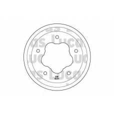 DB4041 TRW Тормозной барабан