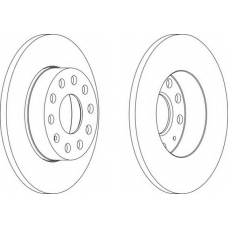 DDF1276-1 FERODO Тормозной диск