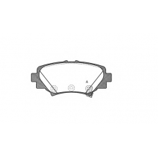 BPA1570.02 OPEN PARTS Комплект тормозных колодок, дисковый тормоз