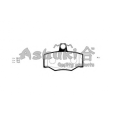 N009-35J ASHUKI Комплект тормозных колодок, дисковый тормоз