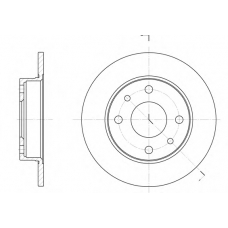 D6110.00 WOKING Тормозной диск