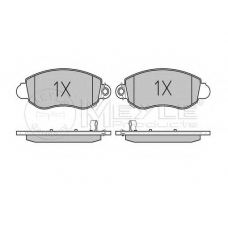 025 235 7718/PD MEYLE Комплект тормозных колодок, дисковый тормоз