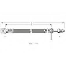 PHB368 TRW Тормозной шланг