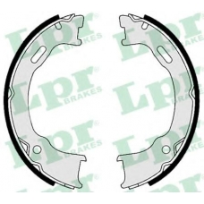 09560 LPR Комплект тормозных колодок, стояночная тормозная с