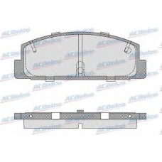 AC058336D AC Delco Комплект тормозных колодок, дисковый тормоз