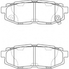 FD7398A NECTO Комплект тормозных колодок, дисковый тормоз
