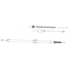 CT02144 KAWE Трос, стояночная тормозная система